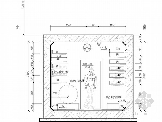 [重庆]2015年设计城市地下综合管廊图集全套392张（给排水电力照明通信天然气）
